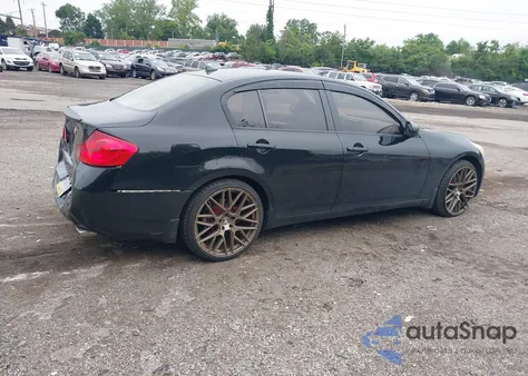 2007 Infiniti G35 z USA, uszkodzony, nr VIN 0JNKBV61F27M82352